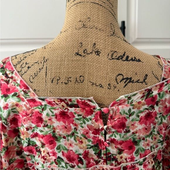 Moon River floral tiered dress - Picture 4 of 11